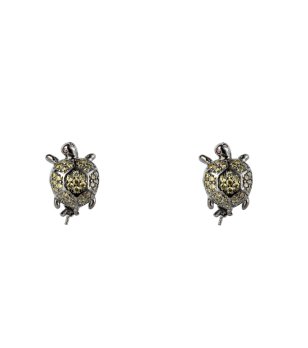 Обеци с дизайн костенурки снимка