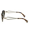 Дамски слънчеви очила котешко око с метални дръжки-2 снимка