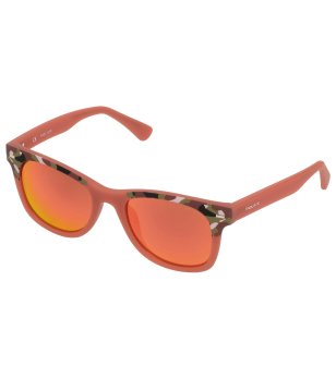 Мъжки слънчеви очила в цвят брик с камуфлажни шарки снимка