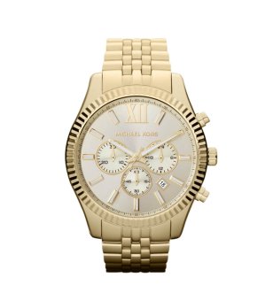 Мъжки часовник хронограф  в златисто снимка