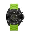 Мъжки хронограф в черно и зелено-0 снимка