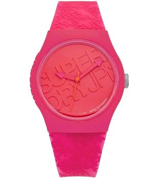 Аналогов дамски часовник в розово снимка