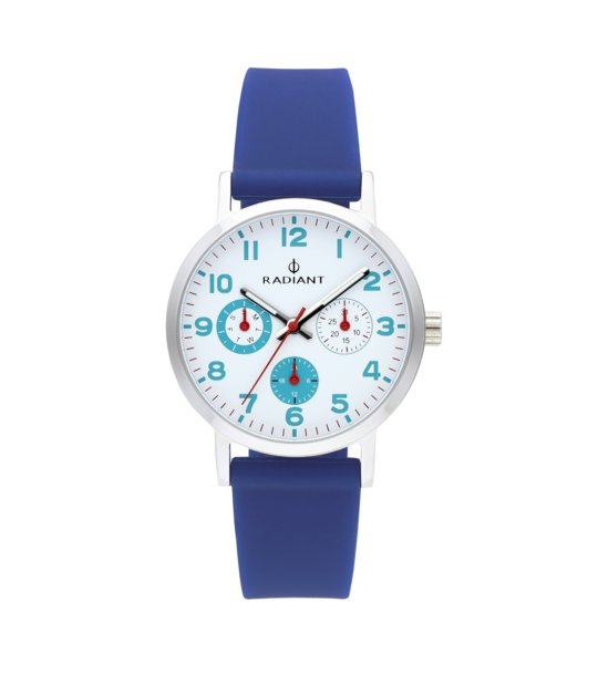 Аналогов мъжки часовник Funtime в синьо и сребристо  снимка