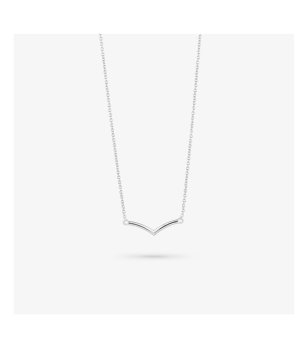 Дамско колие в сребристо снимка