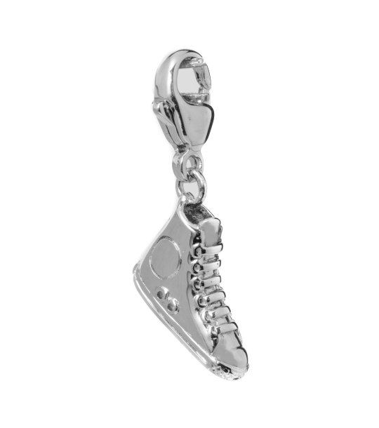 Сребрист талисман спортна обувка снимка