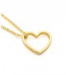 Дамско златисто колие със сърце-0 снимка