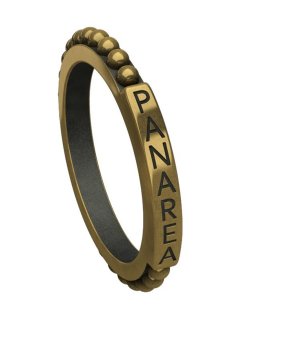 Дамски пръстен в бронзов нюанс размер 54 снимка