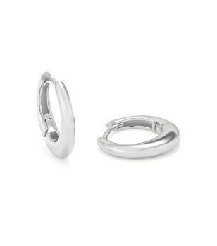 Обеци в сребристо с клипс снимка