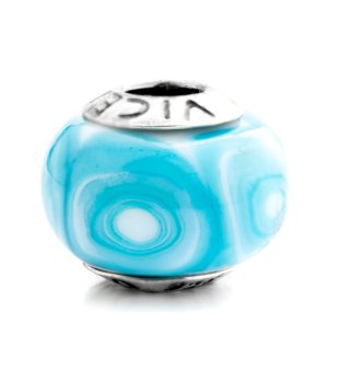 Талисман за гривна в светлосиньо снимка