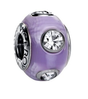 Лилав талисман с камъни снимка