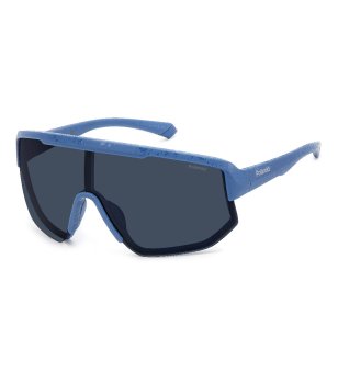 Поляризирани спортни unisex сини очила снимка
