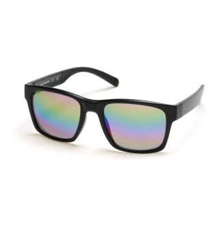 Мъжки слънчеви очила с рамка в черно снимка