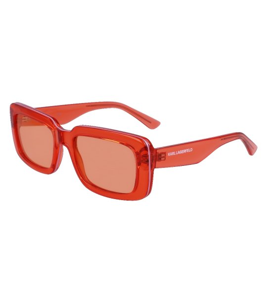 Правоъгълни слънчеви очила в червено снимка