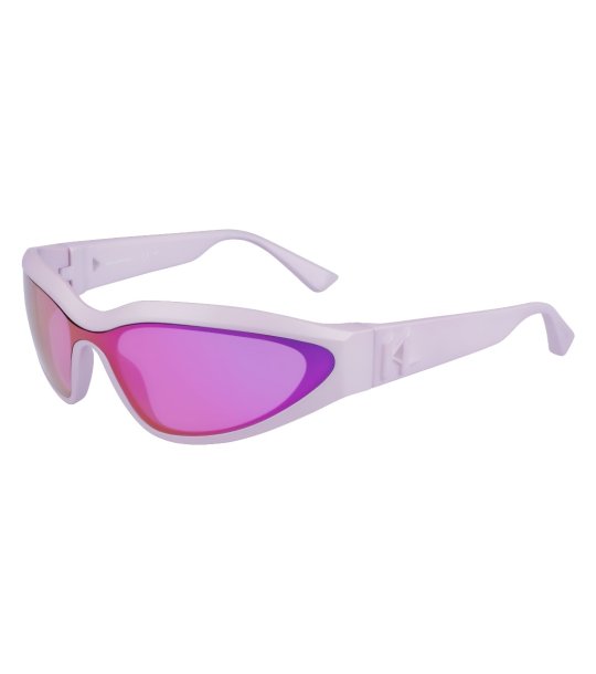 Унисекс слънчеви спортни очила с лилави лещи снимка