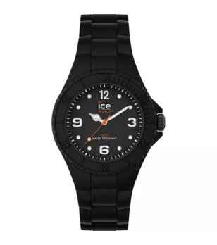 Черен кварцов аналогов часовник снимка