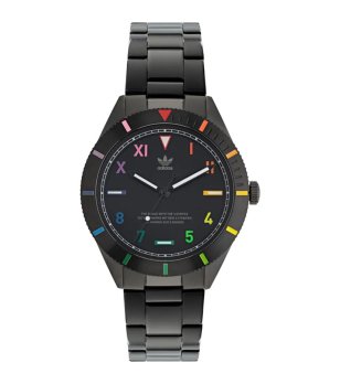 Аналогов черен унисекс часовник снимка