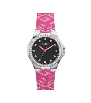 Аналогов дамски часовник с розова каишка снимка