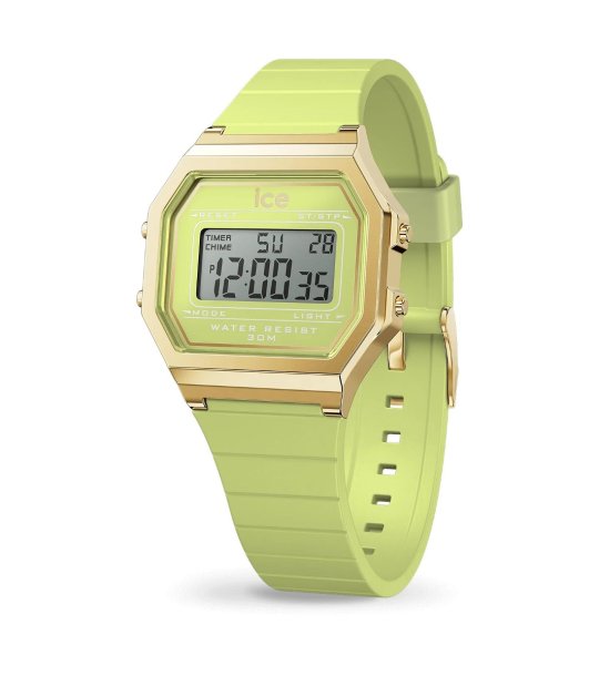 Дигитален часовник  в светлозелено снимка