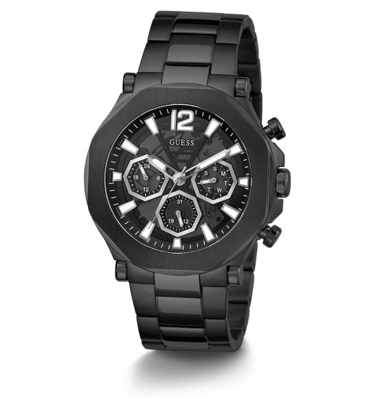 Мъжки черен часовник  снимка