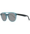 Мъжки слънчеви очила с рамка в тюркоаз и черни дръжки-0 снимка