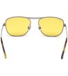 Мъжки слънчеви очила с лещи в жълто-2 снимка