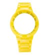Жълта силиконова каишка за часовник-0 снимка