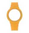 Оранжева силиконова каишка за часовник-0 снимка