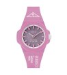 Дамски соларен часовник в розово-0 снимка