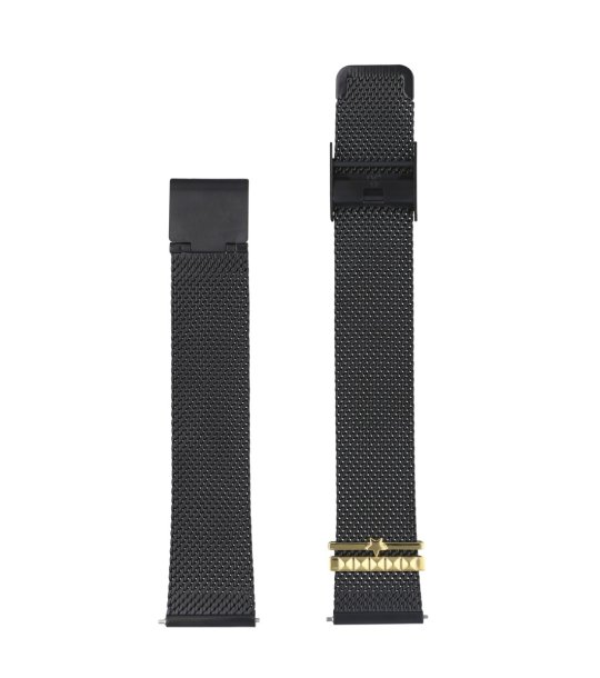 Черна  верижка за часовник снимка