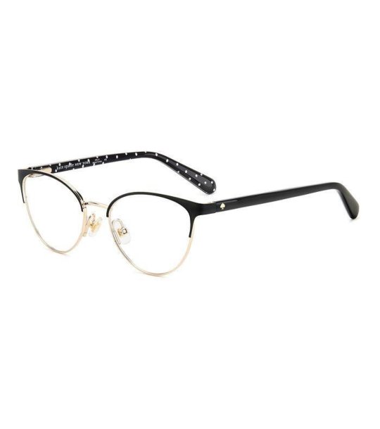 Мъжки рамки за очила в черно и златисто снимка