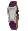 Дамски кварцов часовник в лилав нюанс-0 снимка