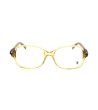 Дамски рамки за очила в жълто с черни дръжки-1 снимка