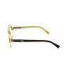 Жълти дамски рамки за очила с черни дръжки-2 снимка