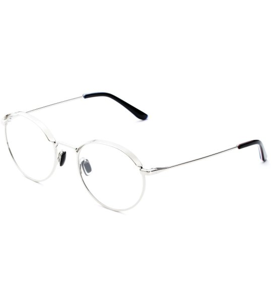 Сребристи кръгли метални рамки за очила снимка