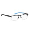Мъжки черни полурамки за очила-2 снимка