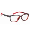 Мъжки рамки за очила в черно и червено-2 снимка