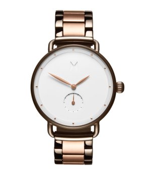 Дамски аналогов часовник в розовозлатисто снимка