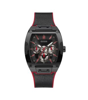 Мъжки кварцов часовник в черно и червено Phoenix снимка