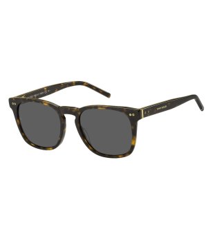 Слънчеви очила унисекс в цвят хавана снимка