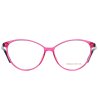 Дамски рамки за очила в розово с принт при дръжките-1 снимка
