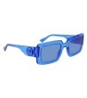 Сини правоъгълни слънчеви очила-2 снимка