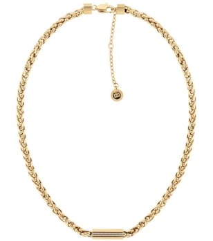 Дамско златисто колие с верижка снимка