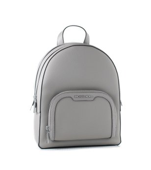 Сива дамска кожена раница Jaycee снимка