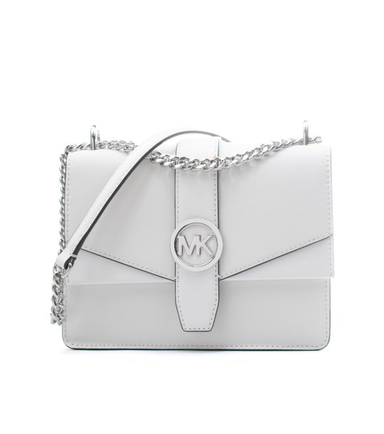 Елегантна дамска чанта в бяло снимка