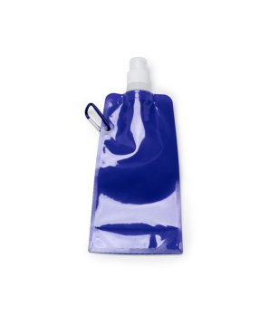 Сгъваема бутилка за вода в синьо Zipi 400 мл снимка