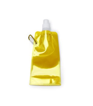 Сгъваема бутилка за вода в жълто Zipi 400 мл снимка