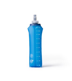 Сгъваема синя бутилка за вода Trail 500 мл снимка