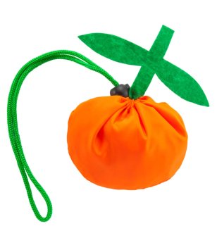 Оранжева сгъваема пазарска чанта с форма на портокал FOCHA снимка