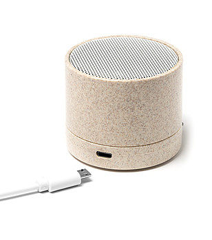 Безжичен високоговорител KUMBER от пшенични влакна снимка