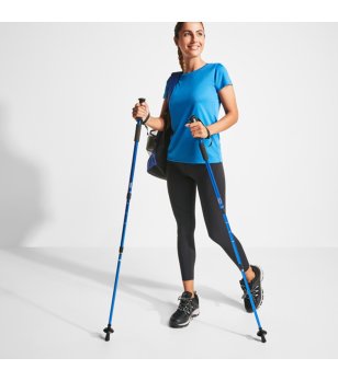 Сини сгъваеми трекинг щеки от алуминий VULCAN снимка